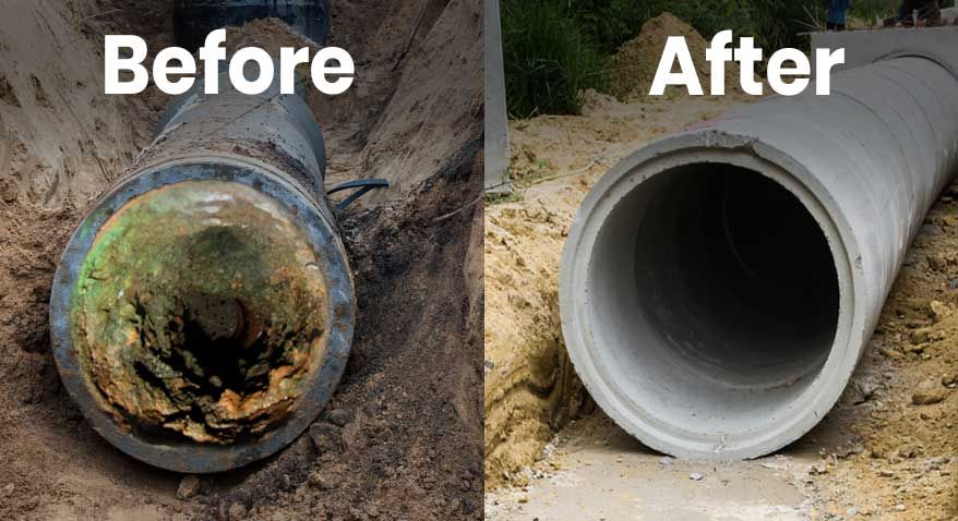 Sewer Line Pipe